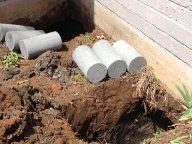 foundation repair project in Fort Worth