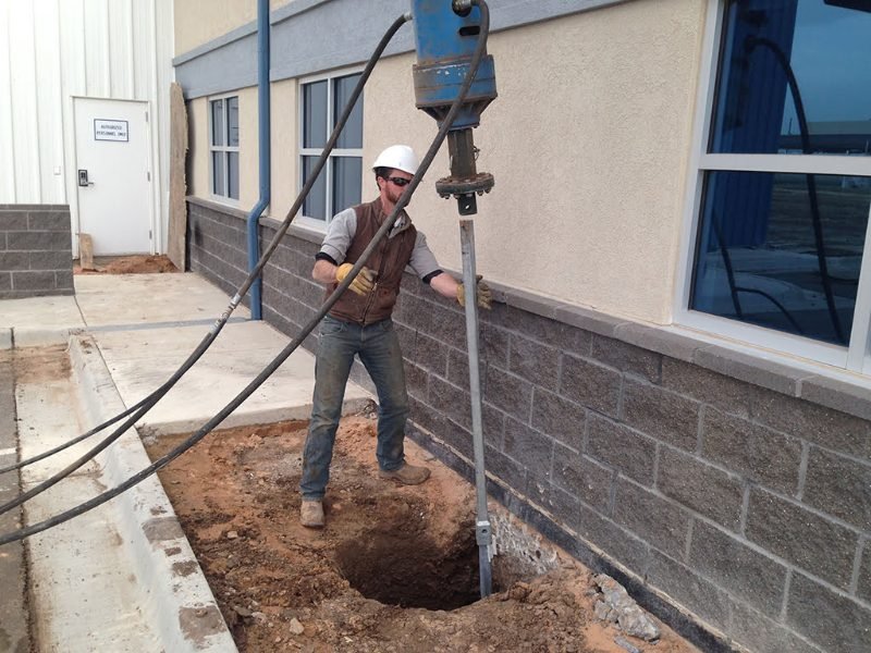 foundation repair project in Fort Worth