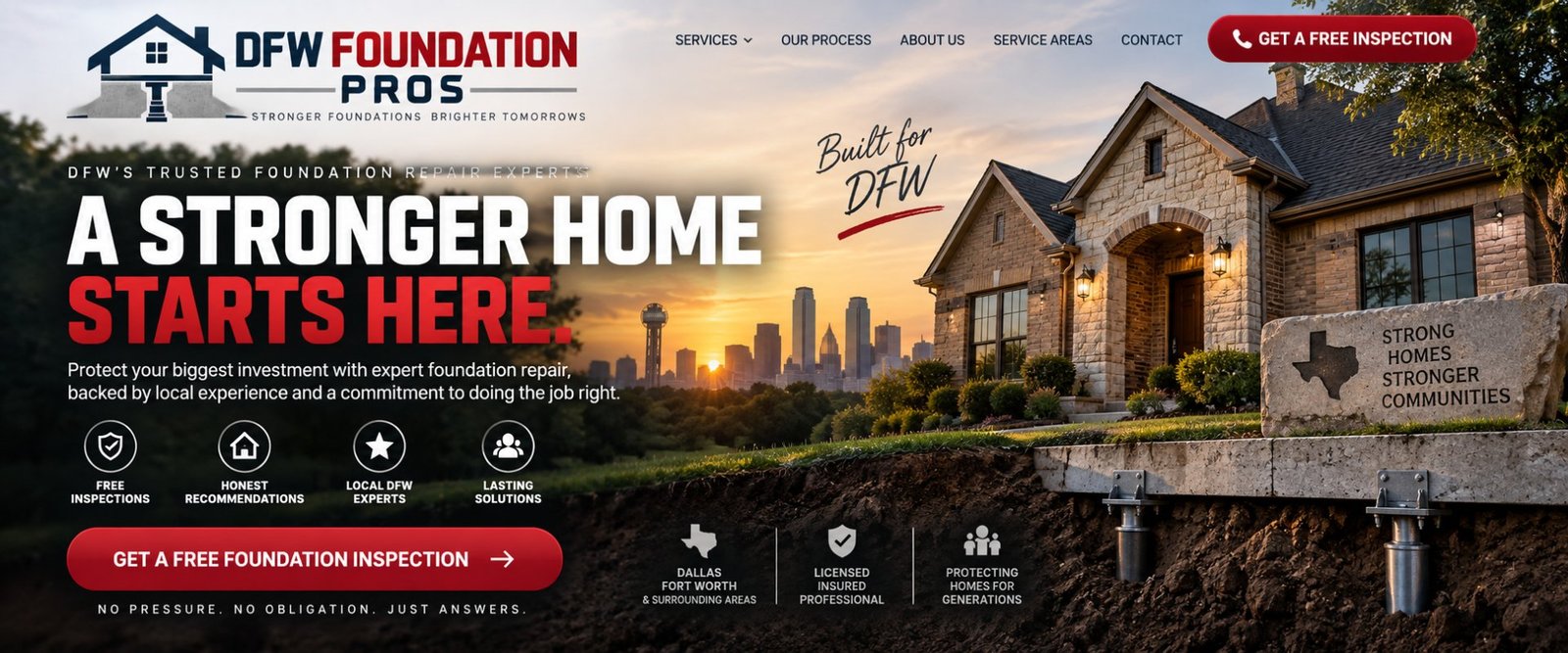 foundation repair in Fort Worth, Texas
